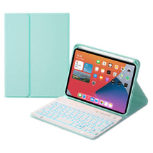 Load image into Gallery viewer, HK006D Square Keys Detachable Bluetooth Keyboard Leather Case with White Backlight &amp; Holder for iPad mini 6, HK006D