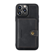 Load image into Gallery viewer, JEEHOOD Retro Magnetic Detachable Protective Case with Wallet &amp; Card Slot &amp; Holder, For iPhone 13 mini, For iPhone 13, For iPhone 13 Pro, For iPhone 13 Pro Max