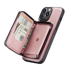 Load image into Gallery viewer, JEEHOOD Magnetic Zipper Horizontal Flip Leather Case with Holder &amp; Card Slot &amp; Wallet, For iPhone 13 mini, For iPhone 13, For iPhone 13 Pro, For iPhone 13 Pro Max