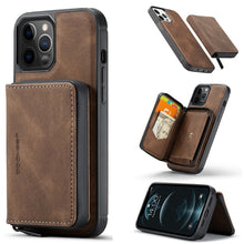 Load image into Gallery viewer, JEEHOOD Magnetic Zipper Horizontal Flip Leather Case with Holder &amp; Card Slot &amp; Wallet, For iPhone 13 mini, For iPhone 13, For iPhone 13 Pro, For iPhone 13 Pro Max