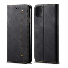 Load image into Gallery viewer, Denim Texture Casual Style Horizontal Flip Leather Case with Holder &amp; Card Slots &amp; Wallet, For iPhone 11 Pro Max, For iPhone 11 Pro, For iPhone 11, For iPhone X / XS, For iPhone XS Max, For Huawei Y9 (2019)