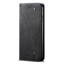 Load image into Gallery viewer, Denim Texture Casual Style Horizontal Flip Leather Case with Holder &amp; Card Slots &amp; Wallet, For iPhone 11 Pro Max, For iPhone 11 Pro, For iPhone 11, For iPhone X / XS, For iPhone XS Max, For Huawei Y9 (2019)