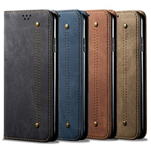 Load image into Gallery viewer, Denim Texture Casual Style Horizontal Flip Leather Case with Holder &amp; Card Slots &amp; Wallet, For iPhone 11 Pro Max, For iPhone 11 Pro, For iPhone 11, For iPhone X / XS, For iPhone XS Max, For Huawei Y9 (2019)