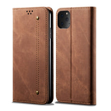 Load image into Gallery viewer, Denim Texture Casual Style Horizontal Flip Leather Case with Holder &amp; Card Slots &amp; Wallet, For iPhone 11 Pro Max, For iPhone 11 Pro, For iPhone 11, For iPhone X / XS, For iPhone XS Max, For Huawei Y9 (2019)