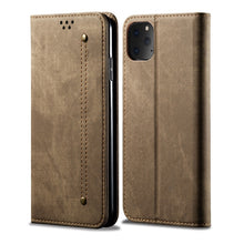 Load image into Gallery viewer, Denim Texture Casual Style Horizontal Flip Leather Case with Holder &amp; Card Slots &amp; Wallet, For iPhone 11 Pro Max, For iPhone 11 Pro, For iPhone 11, For iPhone X / XS, For iPhone XS Max, For Huawei Y9 (2019)