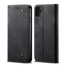 Load image into Gallery viewer, Denim Texture Casual Style Horizontal Flip Leather Case with Holder &amp; Card Slots &amp; Wallet, For iPhone 11 Pro Max, For iPhone 11 Pro, For iPhone 11, For iPhone X / XS, For iPhone XS Max, For Huawei Y9 (2019)