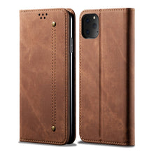 Load image into Gallery viewer, Denim Texture Casual Style Horizontal Flip Leather Case with Holder &amp; Card Slots &amp; Wallet, For iPhone 11 Pro Max, For iPhone 11 Pro, For iPhone 11, For iPhone X / XS, For iPhone XS Max, For Huawei Y9 (2019)