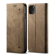Load image into Gallery viewer, Denim Texture Casual Style Horizontal Flip Leather Case with Holder &amp; Card Slots &amp; Wallet, For iPhone 11 Pro Max, For iPhone 11 Pro, For iPhone 11, For iPhone X / XS, For iPhone XS Max, For Huawei Y9 (2019)