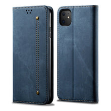 Load image into Gallery viewer, Denim Texture Casual Style Horizontal Flip Leather Case with Holder &amp; Card Slots &amp; Wallet, For iPhone 11 Pro Max, For iPhone 11 Pro, For iPhone 11, For iPhone X / XS, For iPhone XS Max, For Huawei Y9 (2019)