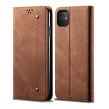 Load image into Gallery viewer, Denim Texture Casual Style Horizontal Flip Leather Case with Holder &amp; Card Slots &amp; Wallet, For iPhone 11 Pro Max, For iPhone 11 Pro, For iPhone 11, For iPhone X / XS, For iPhone XS Max, For Huawei Y9 (2019)
