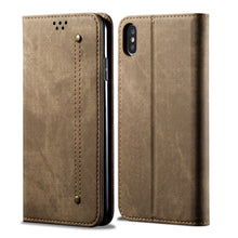Load image into Gallery viewer, Denim Texture Casual Style Horizontal Flip Leather Case with Holder &amp; Card Slots &amp; Wallet, For iPhone 11 Pro Max, For iPhone 11 Pro, For iPhone 11, For iPhone X / XS, For iPhone XS Max, For Huawei Y9 (2019)
