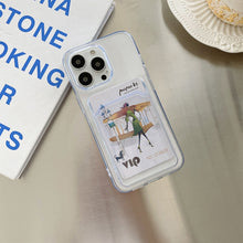 Load image into Gallery viewer, Transparent Card Slot Shockproof TPU Protective Case, For iPhone 13 mini, For iPhone 13 Pro, For iPhone 13 Pro Max