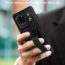 Load image into Gallery viewer, Crazy Horse Texture Shockproof TPU + PU Leather Case with Card Slot &amp; Wrist Strap Holder, For Samsung Galaxy S20 Ultra, For Samsung Galaxy Note20, For Samsung Galaxy Note20 Ultra, For Samsung Galaxy A82 5G, For Samsung Galaxy A72 5G / 4G               ...
