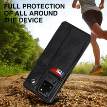 Load image into Gallery viewer, Crazy Horse Texture Shockproof TPU + PU Leather Case with Card Slot &amp; Wrist Strap Holder, For Samsung Galaxy S20 Ultra, For Samsung Galaxy Note20, For Samsung Galaxy Note20 Ultra, For Samsung Galaxy A82 5G, For Samsung Galaxy A72 5G / 4G               ...