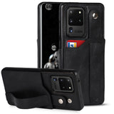 Crazy Horse Texture Shockproof TPU + PU Leather Case with Card Slot & Wrist Strap Holder, For Samsung Galaxy S20 Ultra, For Samsung Galaxy Note20, For Samsung Galaxy Note20 Ultra, For Samsung Galaxy A82 5G, For Samsung Galaxy A72 5G / 4G               ...