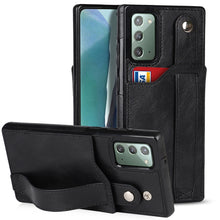 Load image into Gallery viewer, Crazy Horse Texture Shockproof TPU + PU Leather Case with Card Slot &amp; Wrist Strap Holder, For Samsung Galaxy S20 Ultra, For Samsung Galaxy Note20, For Samsung Galaxy Note20 Ultra, For Samsung Galaxy A82 5G, For Samsung Galaxy A72 5G / 4G               ...