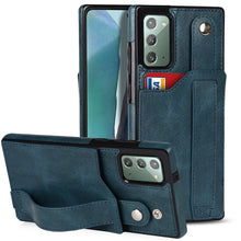 Load image into Gallery viewer, Crazy Horse Texture Shockproof TPU + PU Leather Case with Card Slot &amp; Wrist Strap Holder, For Samsung Galaxy S20 Ultra, For Samsung Galaxy Note20, For Samsung Galaxy Note20 Ultra, For Samsung Galaxy A82 5G, For Samsung Galaxy A72 5G / 4G               ...