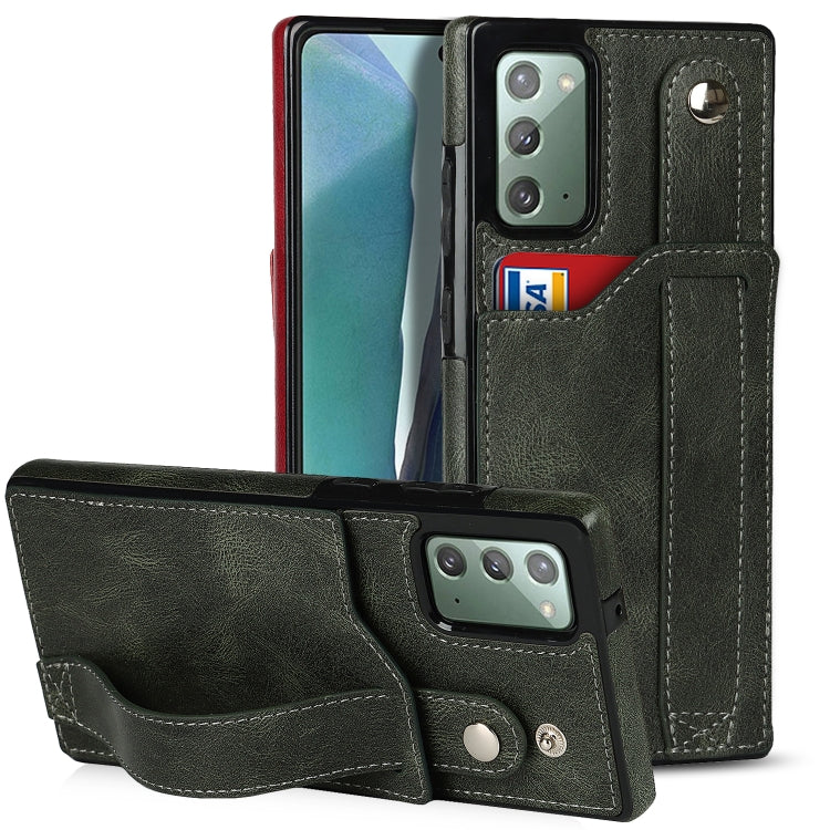 Crazy Horse Texture Shockproof TPU + PU Leather Case with Card Slot & Wrist Strap Holder, For Samsung Galaxy S20 Ultra, For Samsung Galaxy Note20, For Samsung Galaxy Note20 Ultra, For Samsung Galaxy A82 5G, For Samsung Galaxy A72 5G / 4G               ...