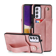 Load image into Gallery viewer, Crazy Horse Texture Shockproof TPU + PU Leather Case with Card Slot &amp; Wrist Strap Holder, For Samsung Galaxy S20 Ultra, For Samsung Galaxy Note20, For Samsung Galaxy Note20 Ultra, For Samsung Galaxy A82 5G, For Samsung Galaxy A72 5G / 4G               ...