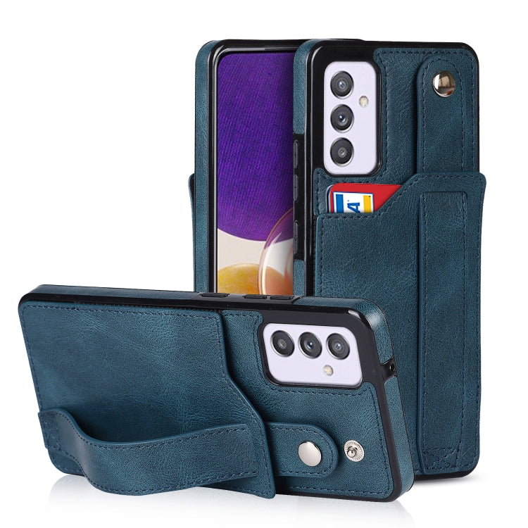 Crazy Horse Texture Shockproof TPU + PU Leather Case with Card Slot & Wrist Strap Holder, For Samsung Galaxy S20 Ultra, For Samsung Galaxy Note20, For Samsung Galaxy Note20 Ultra, For Samsung Galaxy A82 5G, For Samsung Galaxy A72 5G / 4G               ...