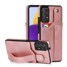 Load image into Gallery viewer, Crazy Horse Texture Shockproof TPU + PU Leather Case with Card Slot &amp; Wrist Strap Holder, For Samsung Galaxy S20 Ultra, For Samsung Galaxy Note20, For Samsung Galaxy Note20 Ultra, For Samsung Galaxy A82 5G, For Samsung Galaxy A72 5G / 4G               ...