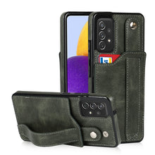 Load image into Gallery viewer, Crazy Horse Texture Shockproof TPU + PU Leather Case with Card Slot &amp; Wrist Strap Holder, For Samsung Galaxy S20 Ultra, For Samsung Galaxy Note20, For Samsung Galaxy Note20 Ultra, For Samsung Galaxy A82 5G, For Samsung Galaxy A72 5G / 4G               ...