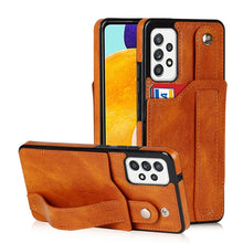 Load image into Gallery viewer, Crazy Horse Texture Shockproof TPU + PU Leather Case with Card Slot &amp; Wrist Strap Holder, For Samsung Galaxy S20 Ultra, For Samsung Galaxy Note20, For Samsung Galaxy Note20 Ultra, For Samsung Galaxy A82 5G, For Samsung Galaxy A72 5G / 4G               ...