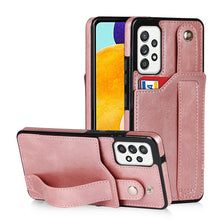 Load image into Gallery viewer, Crazy Horse Texture Shockproof TPU + PU Leather Case with Card Slot &amp; Wrist Strap Holder, For Samsung Galaxy S20 Ultra, For Samsung Galaxy Note20, For Samsung Galaxy Note20 Ultra, For Samsung Galaxy A82 5G, For Samsung Galaxy A72 5G / 4G               ...