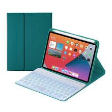 Load image into Gallery viewer, HY006D Round Keys Detachable Bluetooth Keyboard Leather Case with Colorful Backlight &amp; Holder for iPad mini 6, HY006D