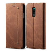 Load image into Gallery viewer, Denim Texture Casual Style Horizontal Flip Leather Case with Holder &amp; Card Slots &amp; Wallet, For OnePlus 7T Pro, For Xiaomi Mi 9T / Redmi K20, For Xiaomi Mi 9T Pro / Redmi K20, For Xiaomi Mi CC9 / Mi 9 Lite, For Xiaomi Mi CC9e / Mi A3, For Xiaomi Redmi 8...