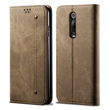 Load image into Gallery viewer, Denim Texture Casual Style Horizontal Flip Leather Case with Holder &amp; Card Slots &amp; Wallet, For OnePlus 7T Pro, For Xiaomi Mi 9T / Redmi K20, For Xiaomi Mi 9T Pro / Redmi K20, For Xiaomi Mi CC9 / Mi 9 Lite, For Xiaomi Mi CC9e / Mi A3, For Xiaomi Redmi 8...