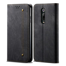 Load image into Gallery viewer, Denim Texture Casual Style Horizontal Flip Leather Case with Holder &amp; Card Slots &amp; Wallet, For OnePlus 7T Pro, For Xiaomi Mi 9T / Redmi K20, For Xiaomi Mi 9T Pro / Redmi K20, For Xiaomi Mi CC9 / Mi 9 Lite, For Xiaomi Mi CC9e / Mi A3, For Xiaomi Redmi 8...