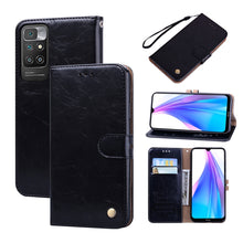 Load image into Gallery viewer, Business Style Oil Wax Texture Horizontal Flip Leather Case with Holder &amp; Card Slots &amp; Wallet, For iPhone 13 mini, For iPhone 13, For iPhone 13 Pro, For iPhone 13 Pro Max, For Xiaomi Redmi 10