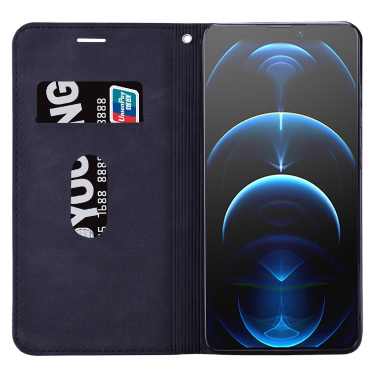 Frosted Business Magnetic Horizontal Flip PU Leather Case with Holder & Card Slot & Lanyard, For iPhone 13 mini, For iPhone 13, For iPhone 13 Pro, For iPhone 13 Pro Max, For Xiaomi Redmi 10