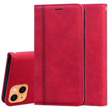 Load image into Gallery viewer, Frosted Business Magnetic Horizontal Flip PU Leather Case with Holder &amp; Card Slot &amp; Lanyard, For iPhone 13 mini, For iPhone 13, For iPhone 13 Pro, For iPhone 13 Pro Max, For Xiaomi Redmi 10