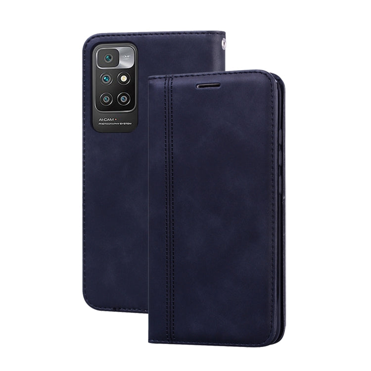 Frosted Business Magnetic Horizontal Flip PU Leather Case with Holder & Card Slot & Lanyard, For iPhone 13 mini, For iPhone 13, For iPhone 13 Pro, For iPhone 13 Pro Max, For Xiaomi Redmi 10