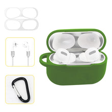 Load image into Gallery viewer, For AirPods Pro Silicone Wireless Earphone Protective Case Storage Box with Hook &amp; Anti-drop Rope