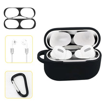 Load image into Gallery viewer, For AirPods Pro Silicone Wireless Earphone Protective Case Storage Box with Hook &amp; Anti-drop Rope