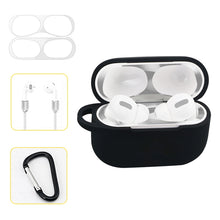 Load image into Gallery viewer, For AirPods Pro Silicone Wireless Earphone Protective Case Storage Box with Hook &amp; Anti-drop Rope