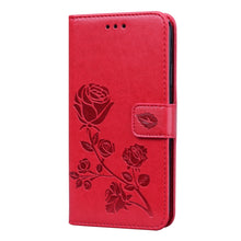 Load image into Gallery viewer, Rose Embossed Horizontal Flip PU Leather Case with Holder &amp; Card Slots &amp; Wallet, For Xiaomi Redmi 10