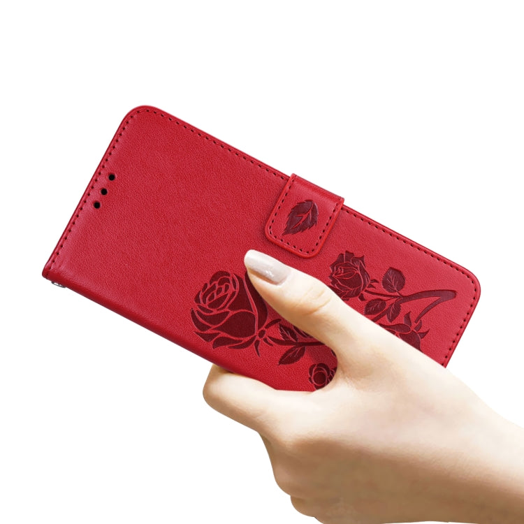 Rose Embossed Horizontal Flip PU Leather Case with Holder & Card Slots & Wallet, For Xiaomi Redmi 10