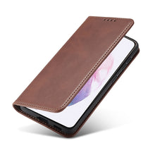 Load image into Gallery viewer, Calf Texture Magnetic Horizontal Flip Leather Case with Holder &amp; Card Slots &amp; Wallet, For Samsung Galaxy S21 5G, For Samsung Galaxy S21+ 5G, For Samsung Galaxy S21 Ultra 5G, For Samsung Galaxy S21 FE, For Samsung Galaxy S20, For Samsung Galaxy S20+    ...