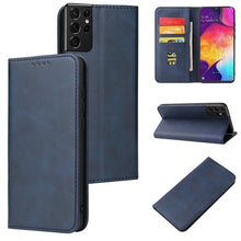 Load image into Gallery viewer, Calf Texture Magnetic Horizontal Flip Leather Case with Holder &amp; Card Slots &amp; Wallet, For Samsung Galaxy S21 5G, For Samsung Galaxy S21+ 5G, For Samsung Galaxy S21 Ultra 5G, For Samsung Galaxy S21 FE, For Samsung Galaxy S20, For Samsung Galaxy S20+    ...