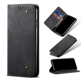 Denim Texture Casual Style Horizontal Flip Leather Case with Holder & Card Slots & Wallet, For Xiaomi 11T Pro