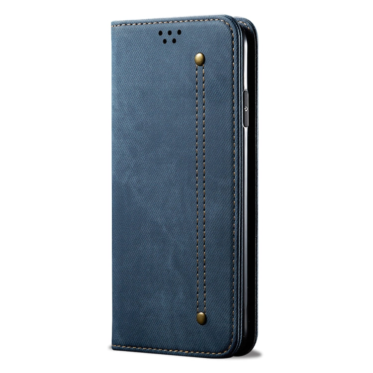 Denim Texture Casual Style Horizontal Flip Leather Case with Holder & Card Slots & Wallet, For Xiaomi 11T Pro
