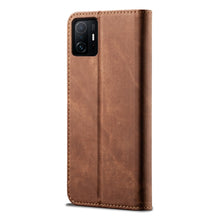 Load image into Gallery viewer, Denim Texture Casual Style Horizontal Flip Leather Case with Holder &amp; Card Slots &amp; Wallet, For Xiaomi 11T Pro