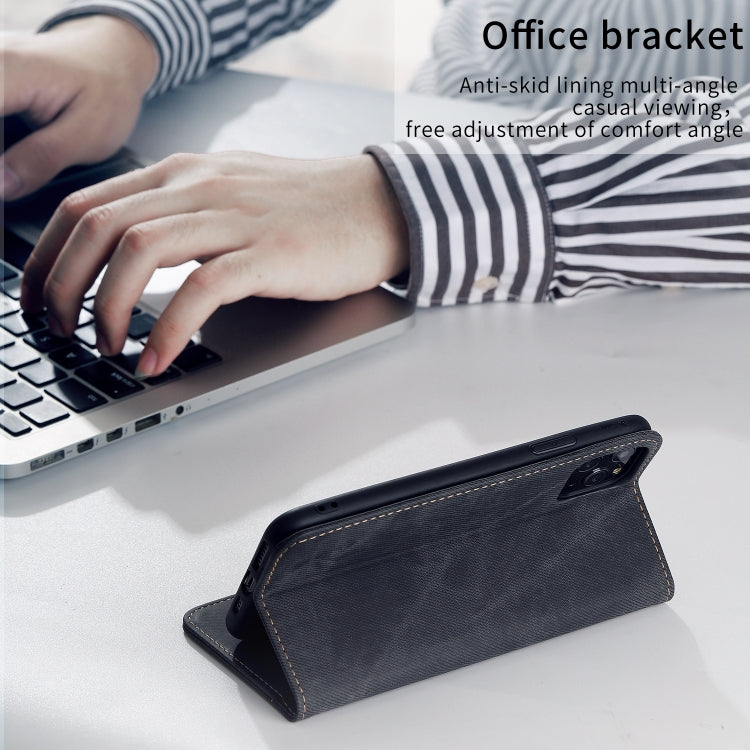 Denim Texture Casual Style Horizontal Flip Leather Case with Holder & Card Slots & Wallet, For Xiaomi 11T Pro