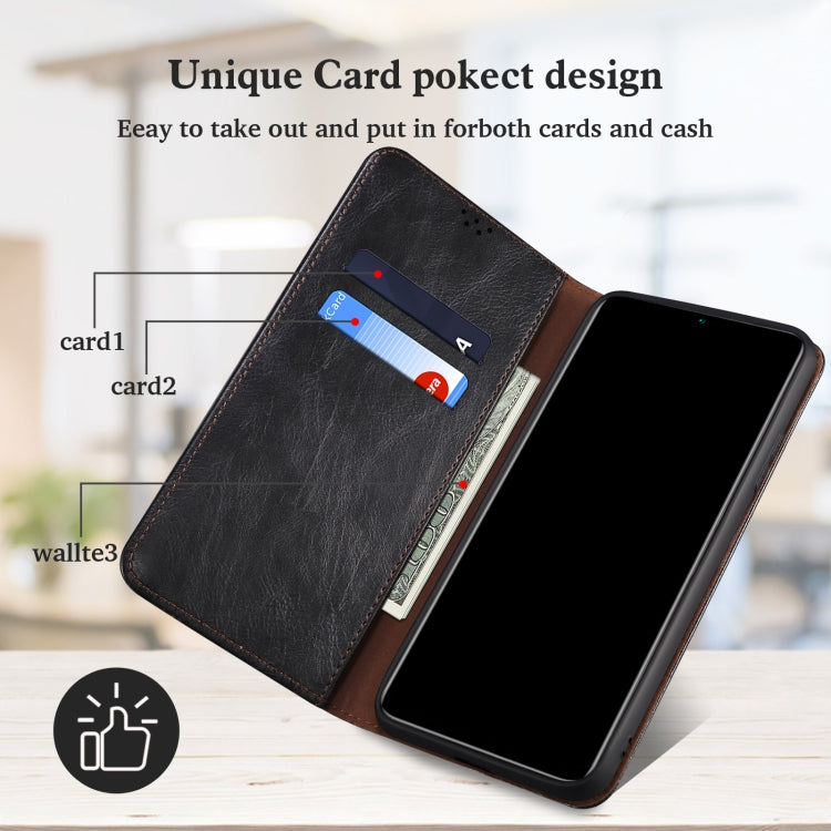 Simple Wax Crazy Horse Texture Horizontal Flip Leather Case with Card Slots & Holder & Wallet, For Xiaomi 11T Pro