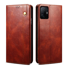 Load image into Gallery viewer, Simple Wax Crazy Horse Texture Horizontal Flip Leather Case with Card Slots &amp; Holder &amp; Wallet, For Xiaomi 11T Pro