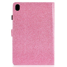 Load image into Gallery viewer, Varnish Glitter Powder Horizontal Flip Leather Case with Holder &amp; Card Slot, For Huawei MediaPad M6 8.4, For Huawei MediaPad M6 10.8, For Huawei MediaPad T3 7.0, For Huawei MediaPad T3 10.0, For Huawei MediaPad T5, For iPad 10.2 / 10.5, For iPad 2 / 3 ...